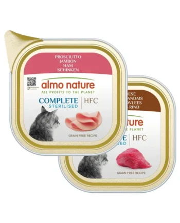 Almo Nature HFC Complete Sterilised - Tarrina - Comida para gatos