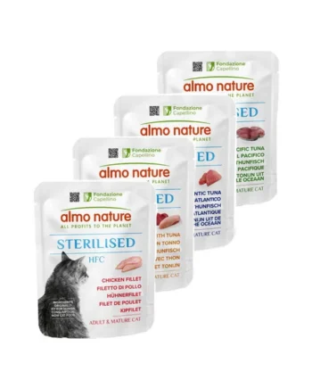 Almo Nature HFC Sterilised - Bolsita de comida - Comida para gatos