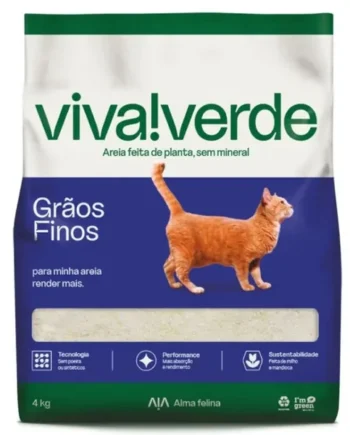 Arena Viva Verde Granos Finos 4kg - Cat-oh pet shop