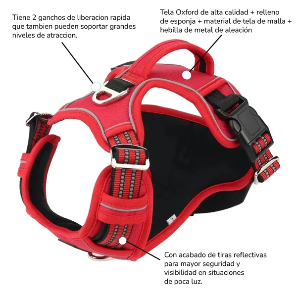 Arnes Tactico para Perros | S, M, L, XL
