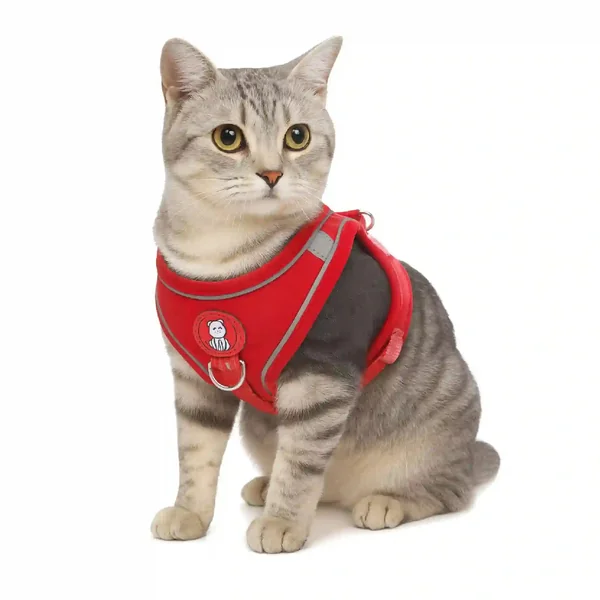 Arnés para gatos - Rojo - Cat-oh pet shop