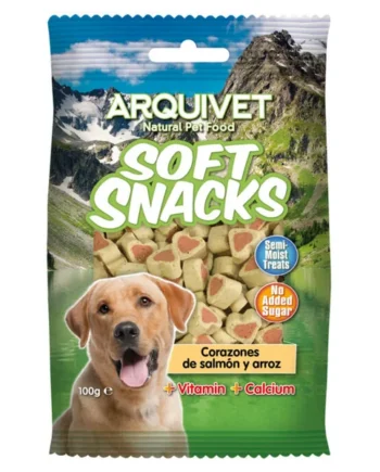 Arquivet Corazones de Salmón y Arroz 100gr.