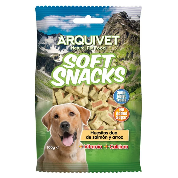Arquivet Huesitos Duo de Salmón y Arroz 100gr.