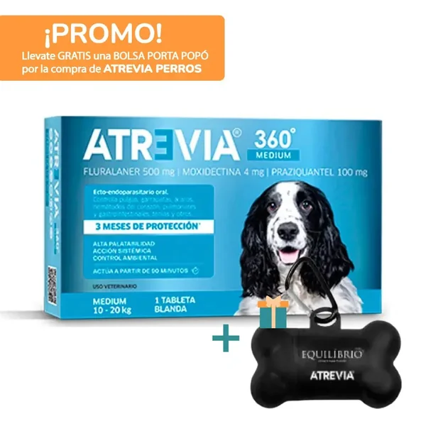 Atrevia 360° Medium | Para perros de 10kg a 20 kg masticable