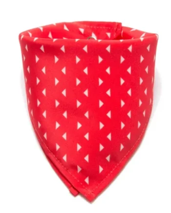 Bandana triangulos rojos - Cat-oh pet shop