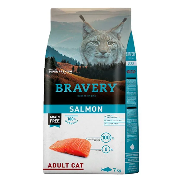 Bravery Adult Cat - Salmón 2kg y 7kg - Cat-oh pet shop
