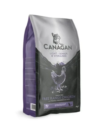 Canagan Pienso de Pollo y Salmón para Gatos Senior