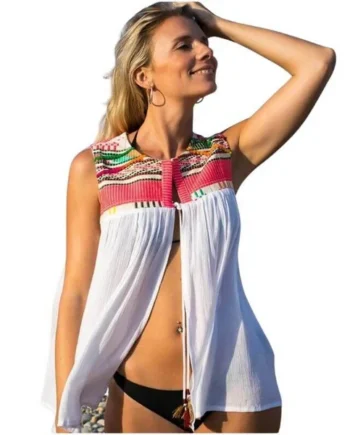Chaleco Bordado Hippie
