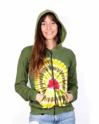 Chaqueta Remolino Tie Dye