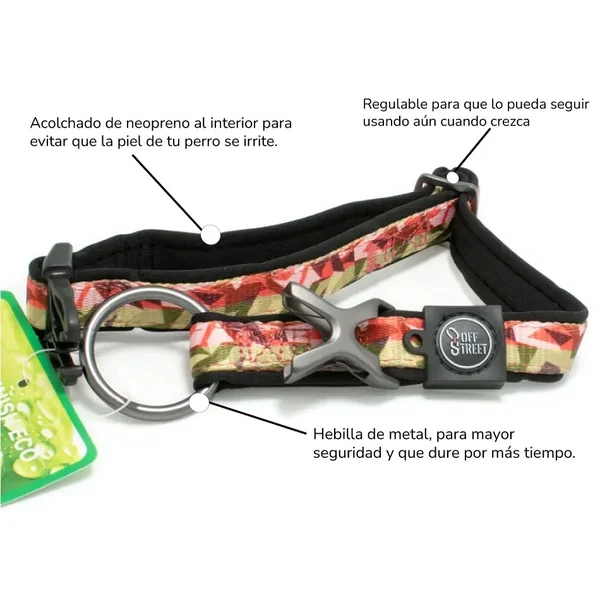Collar para perro grande camouflaje | Marca All for paws