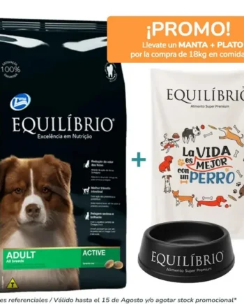 Comida EQUILIBRIO Adultos Razas Medianas 2kg y 18kg