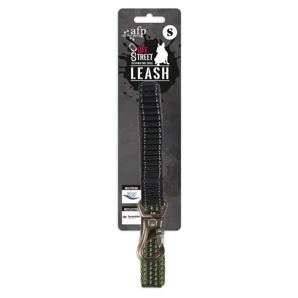 Correa para perros antishock y reflectivo Afp - Olive Green