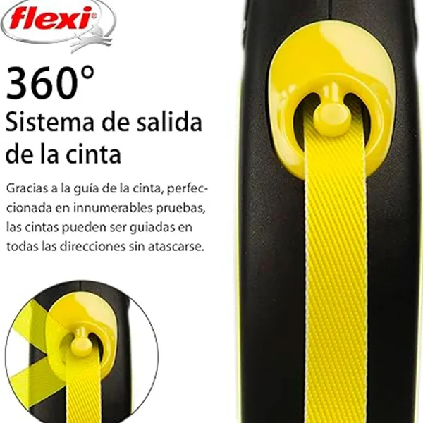 Correa retractil Flexi New Neon 5m max 50Kg - L
