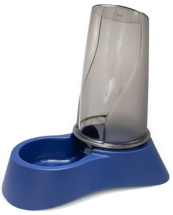 Dispensador de comida y agua 1.5L - azul - Cat-oh pet shop