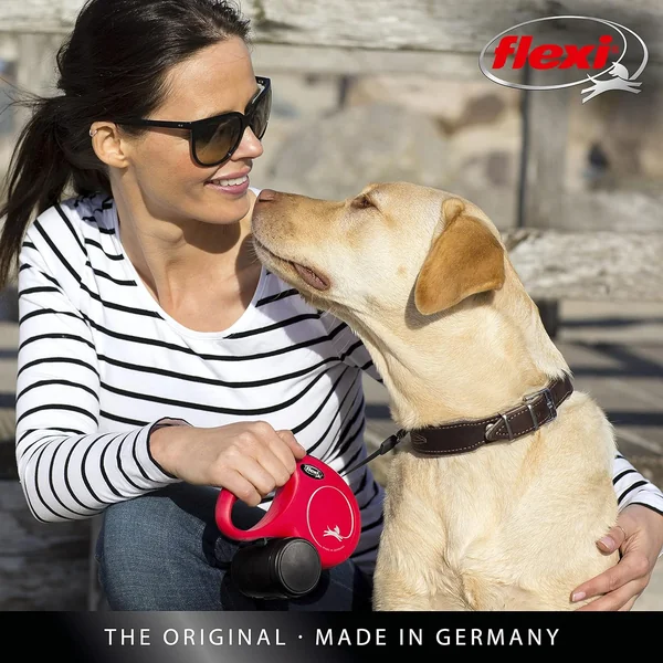 Flexi New Classic S Rojo | Correa retractil para perros