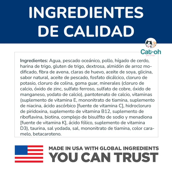 Hill's Science Diet Adult Tender Ocean Fish Dinner Pouch | Alimento húmedo para gatos adultos