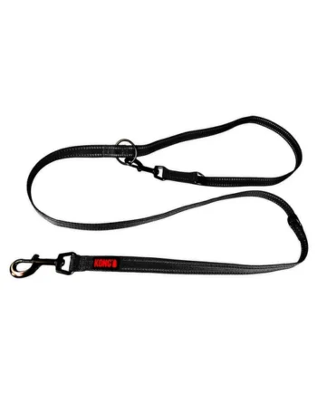 KONG Adjustable Leash - Negro