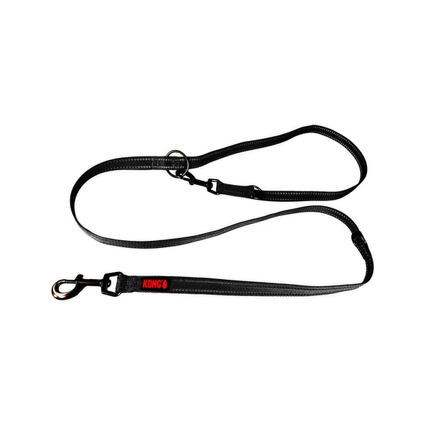 KONG Adjustable Leash - Negro
