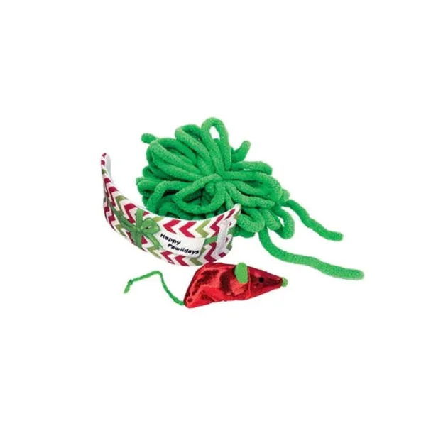 KONG Pull-A-Partz Verde y Rojo - Cat-oh pet shop