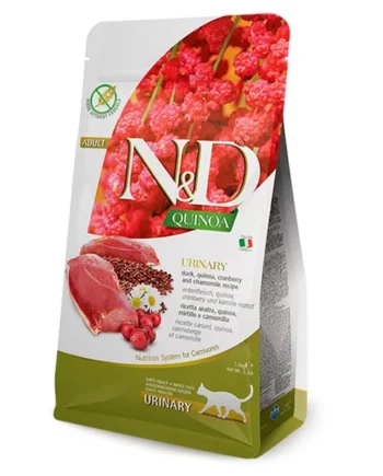 N&D Prime Gatos Adultos - Urinary Pato y quinua 1.5kg - Cat-oh pet shop