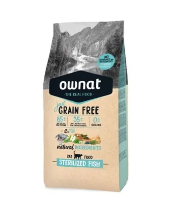 Ownat Just Pescado Pienso Natural Gato Esterilizado