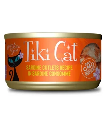 Tiki Cat Tahitian Grill Sardine Cutlets in Sardine Consomme 80g - Cat-oh pet shop